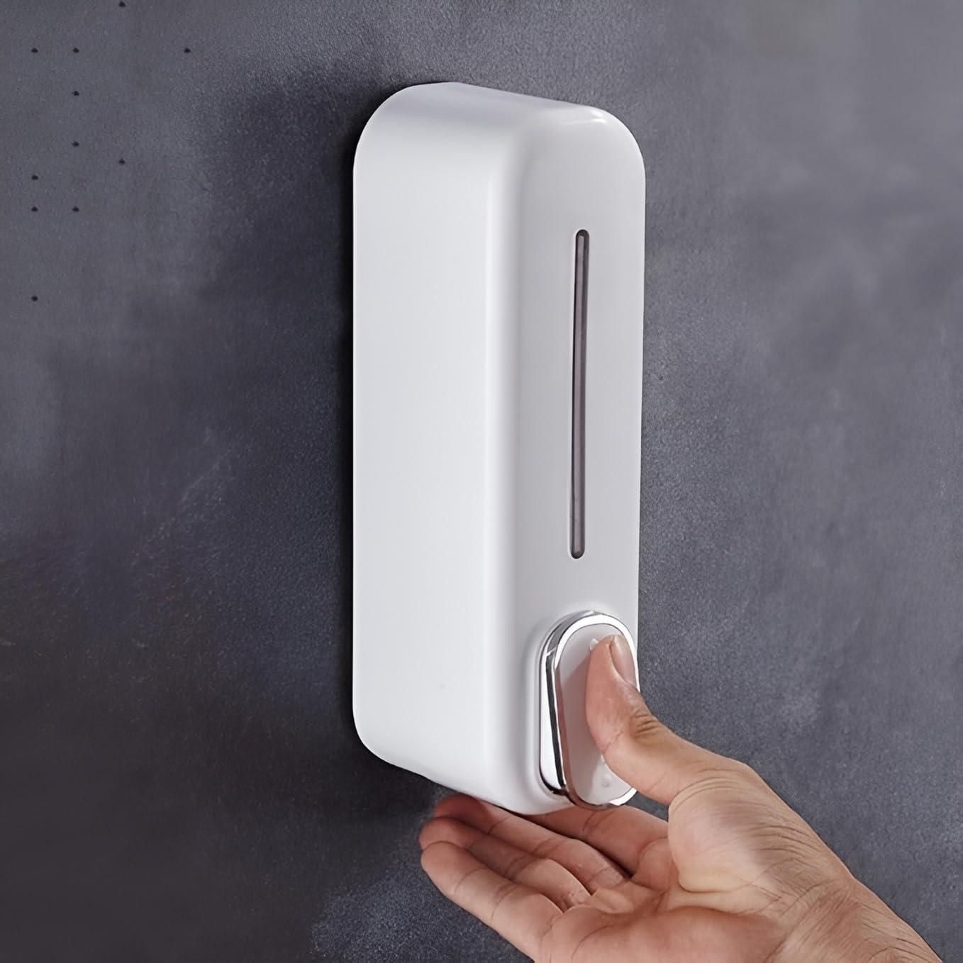 Press Wall-Mounted Dispenser Soap Manual - Vedriq.com