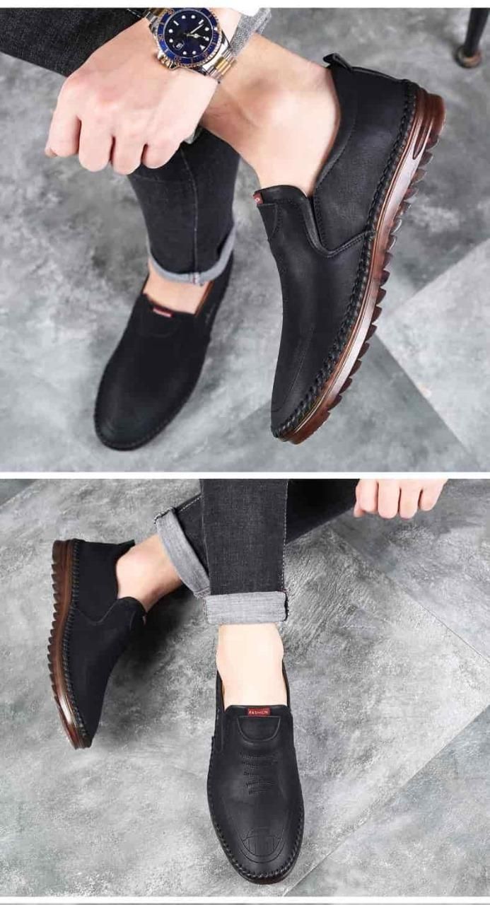 Men Leather Soft Casual Shoes - Vedriq.com